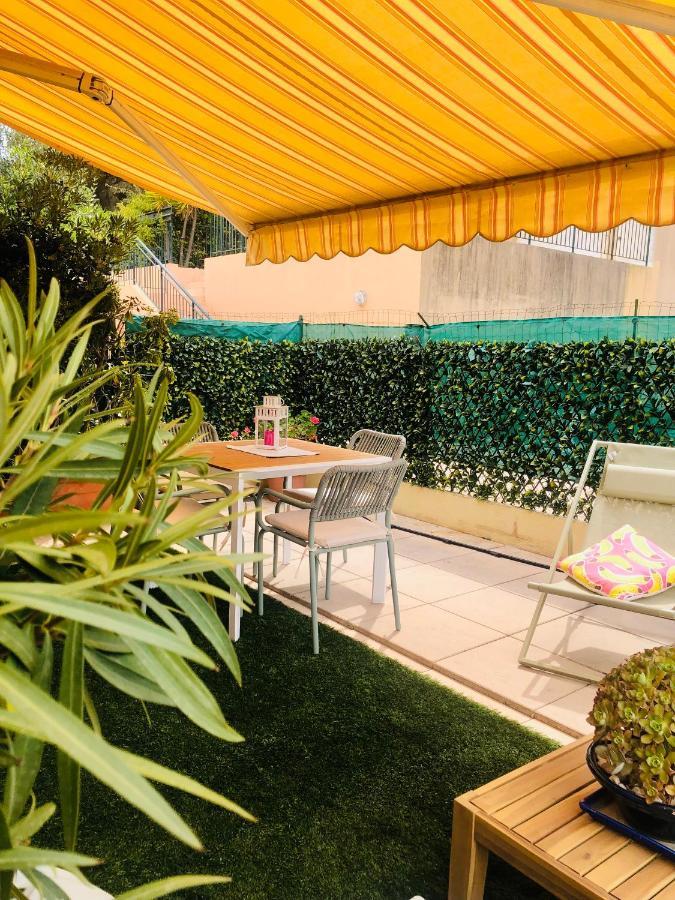 Mon Appart Avec Terrasse Et Piscine 로퀴에브륀캡마르탱 외부 사진